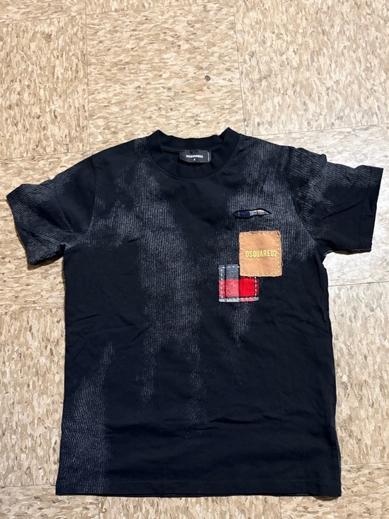 DSQUARED2 Other - DSQUARED2 Black Short-Sleeve Tee with Patch Detail